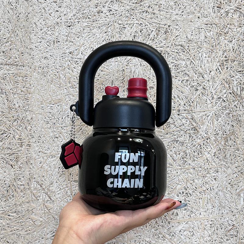Water bottle big belly thermos cup high value large capacity carrying pot thermal insulation water cup portable water cup thermos cup large capacity