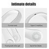 Portable Bladeless Neck Fan, USB Rechargeable Personal Cooling Fan with 360 Cooling and 3 Speeds, Hands Free Wearable Fan for Outdoor Sports Home
