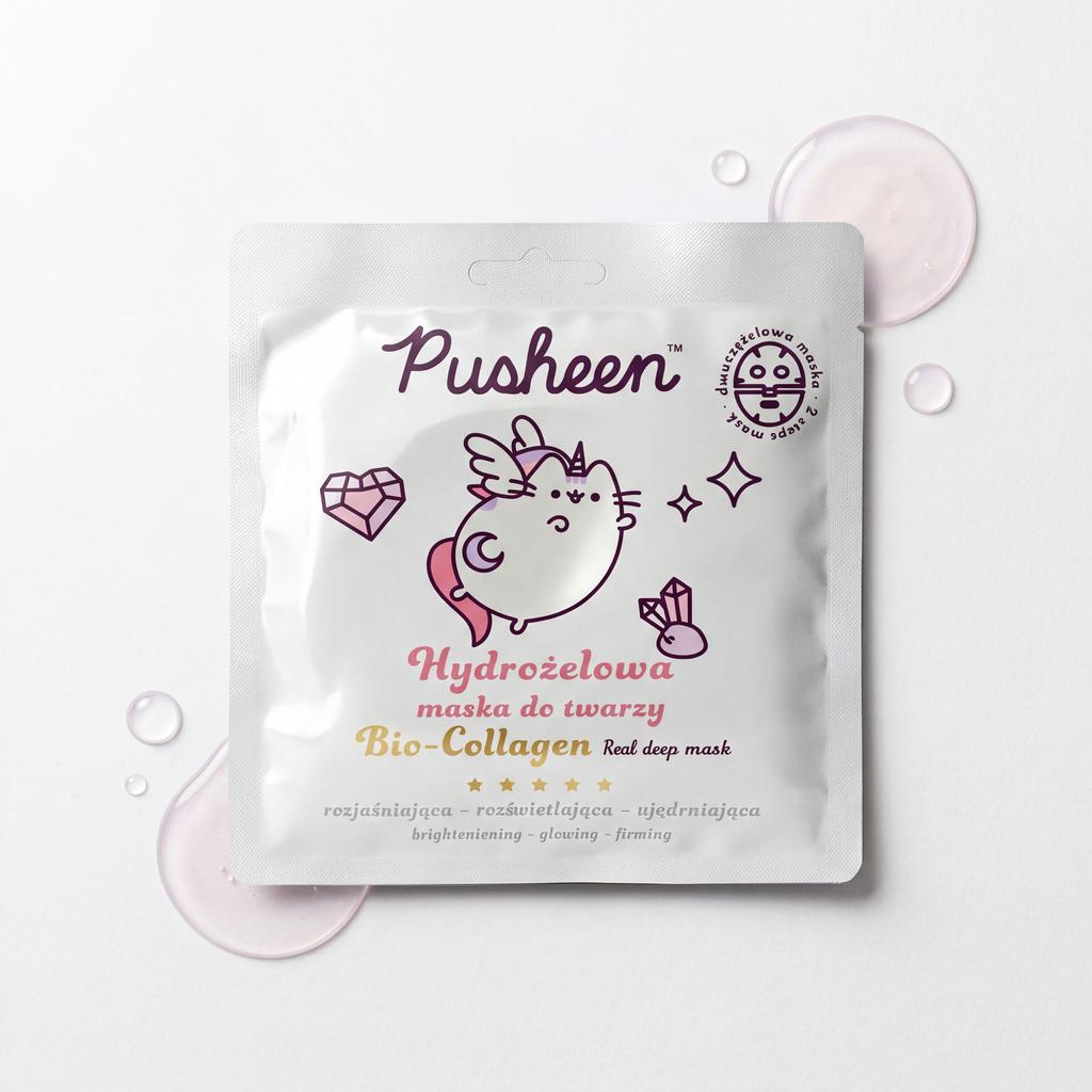 Pusheen Brightening and Firming Hydrogel Face Mask