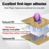 K2 Plus Dual Textured Smooth PEO PET PEY PEI Build Plate for Creality K2 Plus Spring Steel Buildplate 370x370mm High Temperature