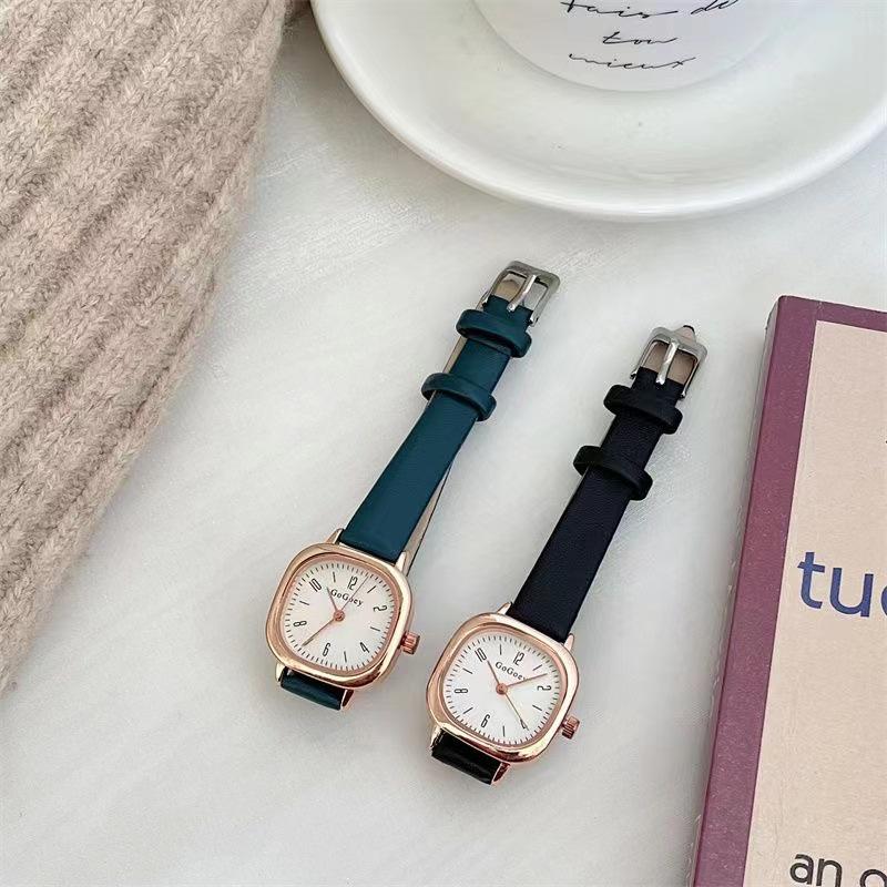 Modern Vintage Women's Waterproof Watch - Elegant Small Dial for Students