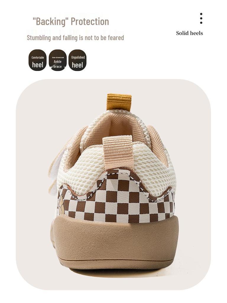 Spring 2026 Toddler Soft Sole Non-Slip Breathable Cartoon Mesh Shoes for Boys & Girls