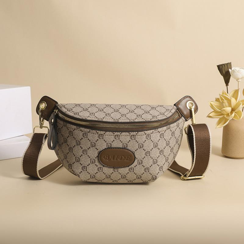 Ladies Leather Fanny Waist Bag Waist Bag Shoulder Bag Crossbody Bags High Quality Classic Design Feminine Fashion Bags