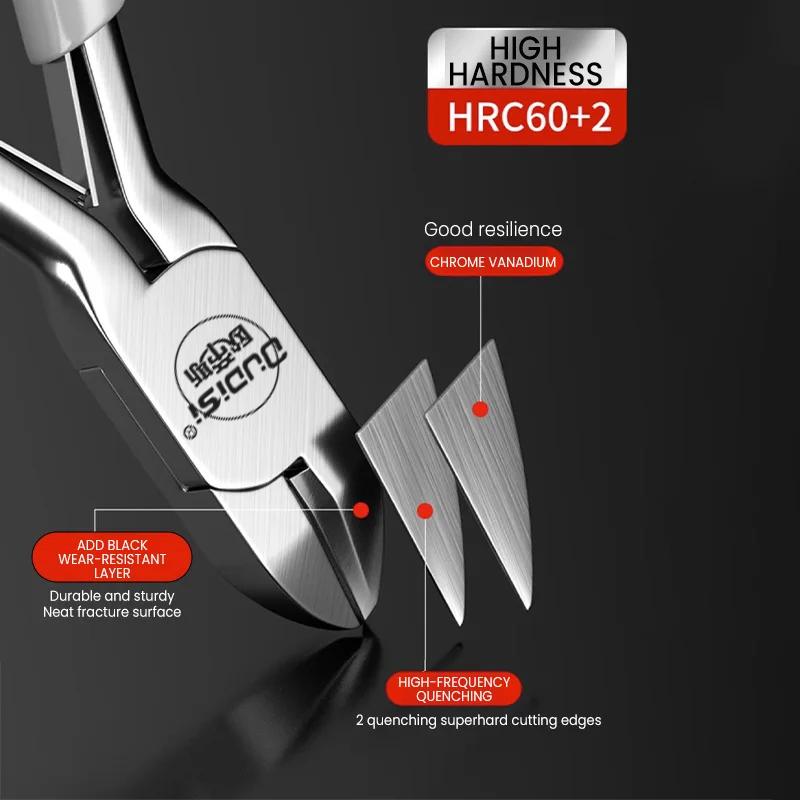 Mini-Zange mit spitzem, zahnlosem Flachmund, verlängerter Nadelmund, schräger Mund, Flachmund, Drahtbindezangen-Set