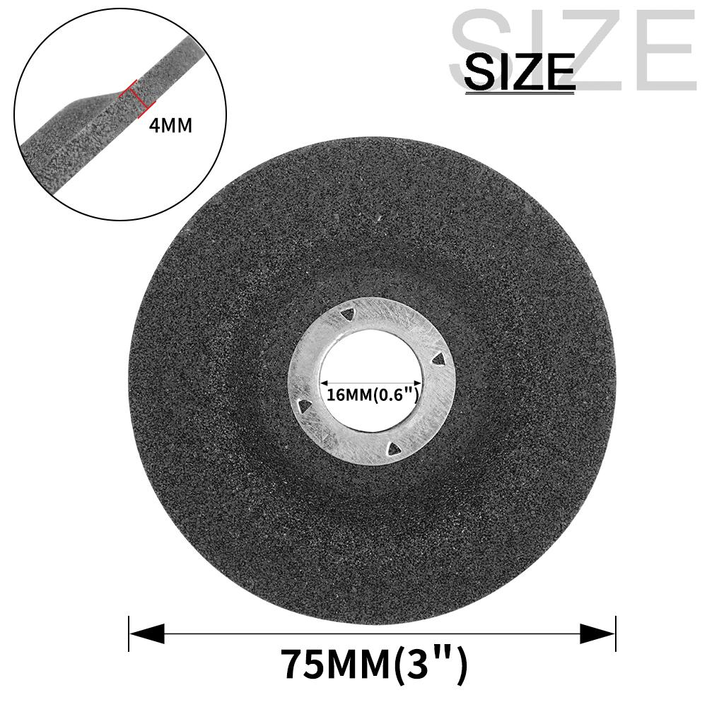 75mm Grinding Wheel 3" Angle Grinder Cutting Disc Metal Polishing Wheel Angle Grinder Accessories Abrasive Aperture 10/16mm