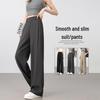Women's High-Waist Wide-Leg Suit Pants