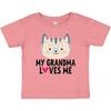 Inktastic Grandma Loves Me Outfit Baby T-Shirt Grandkids Girl Childs Clothing