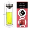 HEENOOR Double-Walled Glass Tea Infuser Bottle