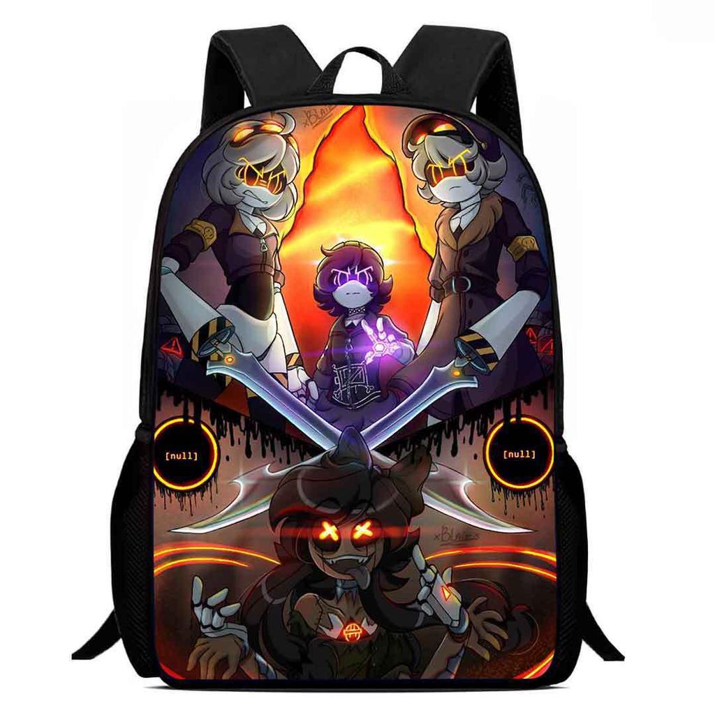Printed Inorganic Killer Murder Drones School Bag, Cartoon Backpack Boys And Girls