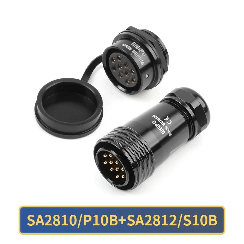 

WEIPU SA28 Водонепроникний IP67 Роз єм M28 2 3 4 7 8 9 10 12 16 17 20 24 26 35 Контактний Авіаційний Штекерний Роз єм Задня Гайка Гніздовий Роз єм Панельний