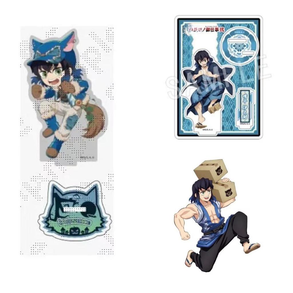 FOR Balde of Ghost Muichiro Figure Collection Acg Stand Uzui Tengen Acrylic Stand Gyomei Figur Standing Plate Kyoujurou Toys Boy