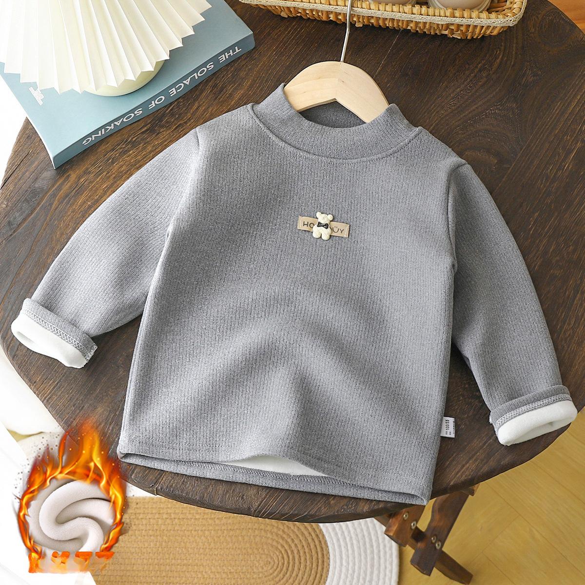 

Підкладка для хлопчиків та дівчаток Зимовий дитячий флісовий топ 130cm