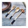 Wooden Chopsticks, Spoon, and Fork Set, Natural Wood, Portable, Bento Chopsticks, Spoon and Fork, Bento Chopsticks, Bento Fork, with Case, Camping Gea