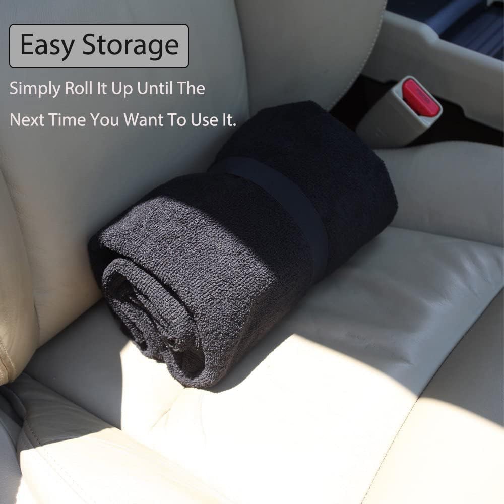 Waterproof Sweating Car Seat Cover For Post Gym Workout, Running, Swimming, Beach And Hiking, Universal Fit Non-Slip Bucket Seat Protector For Cars
