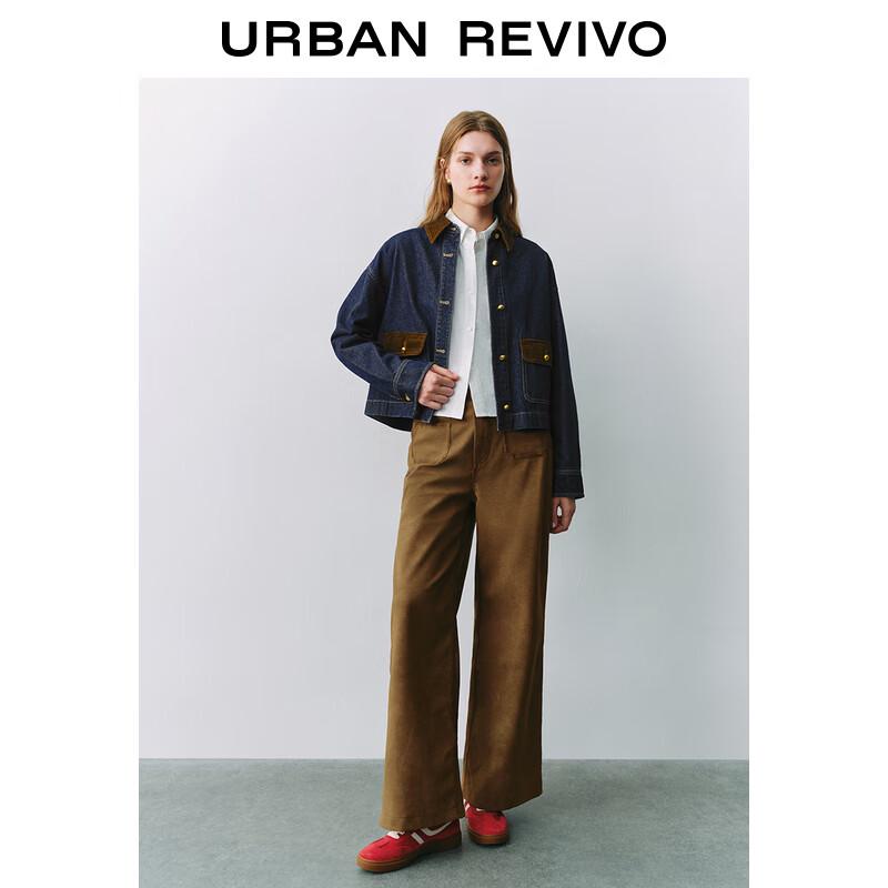 UR Women's Retro Distressed Straight-Leg Pants UYU640011