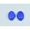 13X18MM Natural Lapis Lazuli Oval Cabochon Loose Gemstone 2Pcs Lot 26Cts. A-509