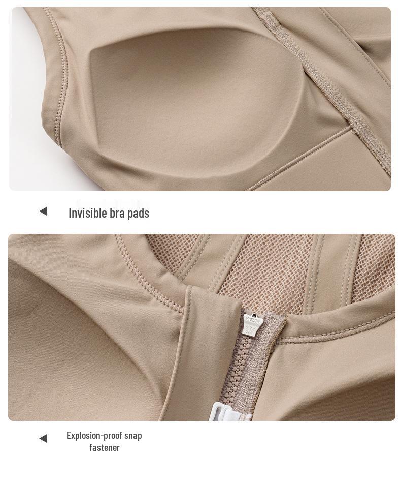 Women's Shockproof High-Intensity Sports Bra for Running & Yoga