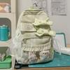 Schoolbag Japanese and Korean niche bow design student schoolbag ins small wind fresh high value backpack women commuter backpack
