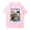 Serotonin In This Economy Funny Cat Meme TShirt Women Casual Trendy Short Sleeve T Shirt Streetwear Women Clothing Graphic Y2K