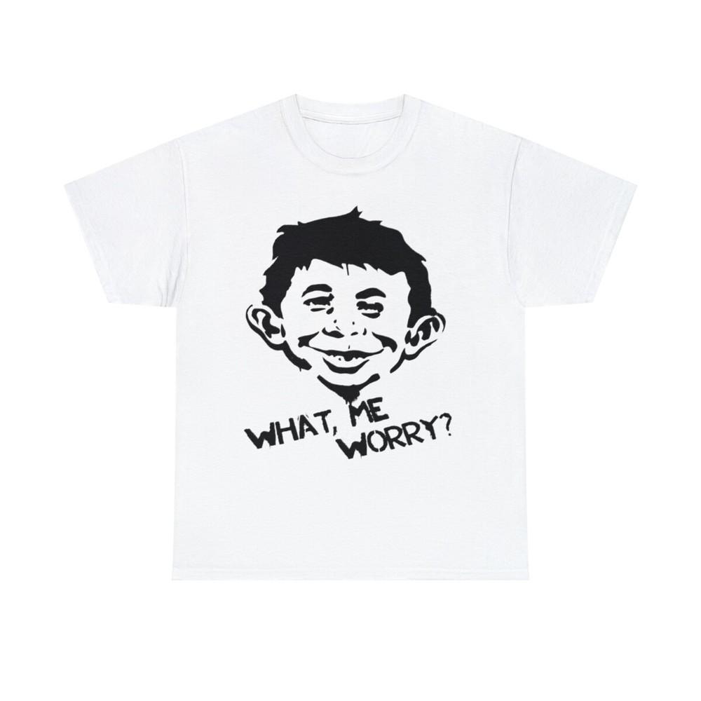 MAD Alfred E. Neuman Shirt Alfred e neuman what me worry tshirt all sizes Unisex T-Shirt S