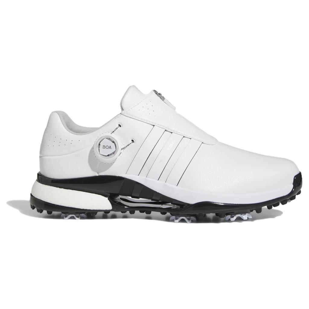 New Adidas Tour360 24 Boa Boost Cushioning Wear Resistant Low Top Golf Shoes Men's White IF0252