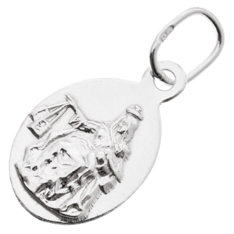 Silver Medal with the Scapular Madonna 0.9g. Pr.925