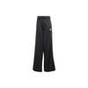 Adidas Teamsport Tracksuit Striped Color Block Stand Collar Jacket And Long Pants Casual Sports Set Women Tracksuit Black IA3147