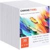 FIXWAL Canvas Boards for Painting 36 Pack, 8 X 10 Inch Canvases for Painting Art Paint Canvas Panels Gesso Primed White Blank Flat Canvas Boards
