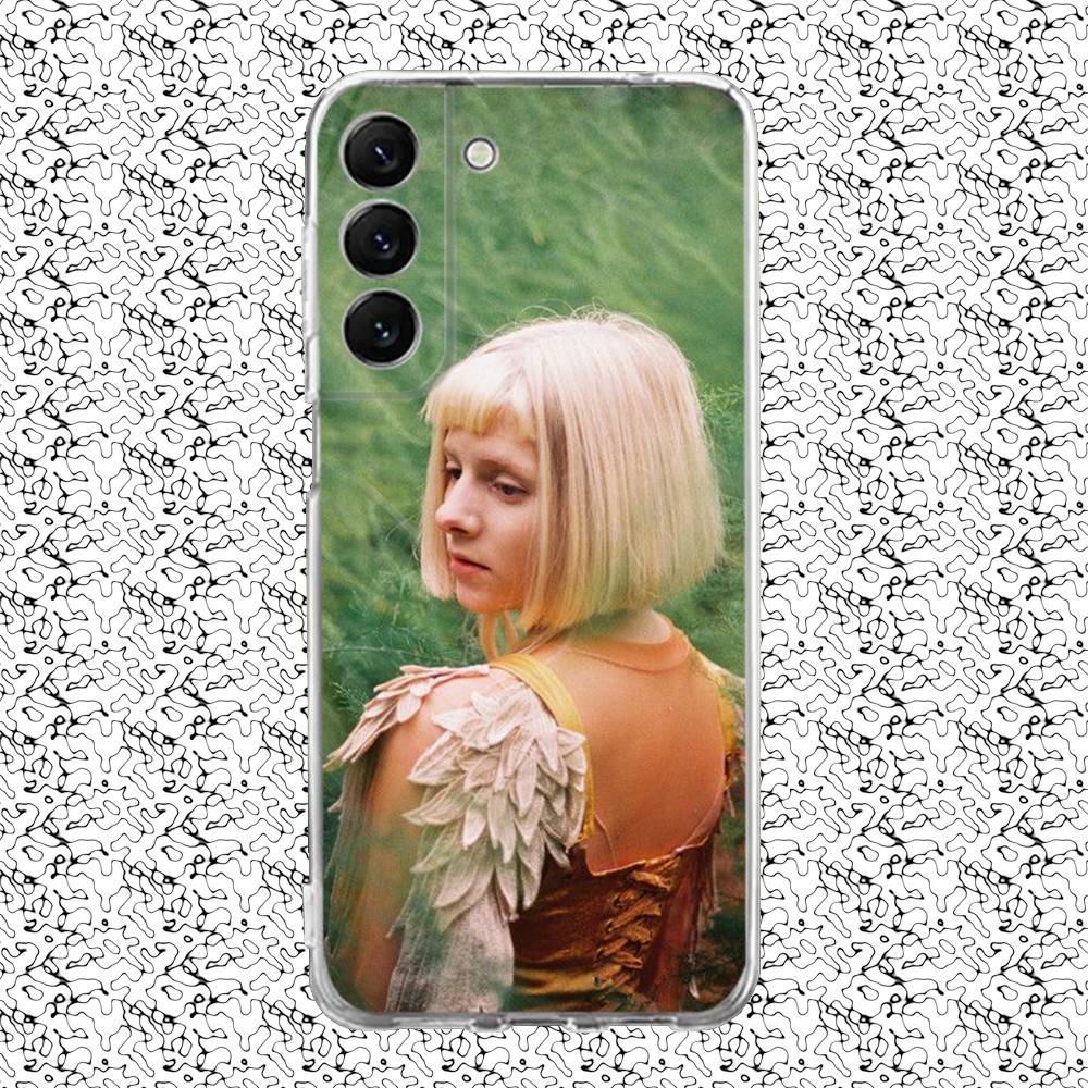 Singer Aurora Phone Case For Samsung S24,30,21,22,23,20 FE,lite,PIus,Ultra,5G,Note,9,10 Transparent Cover