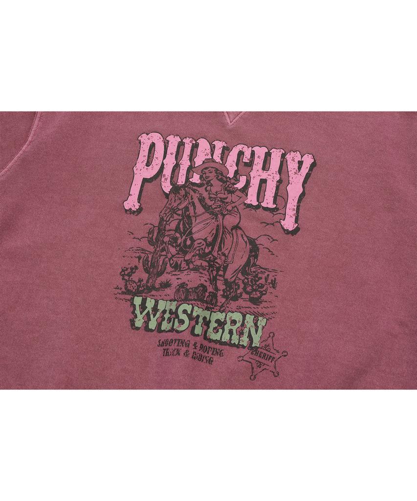 CPGN STUDIO Western Punch Pigment Sweatshirt Dusty Pink