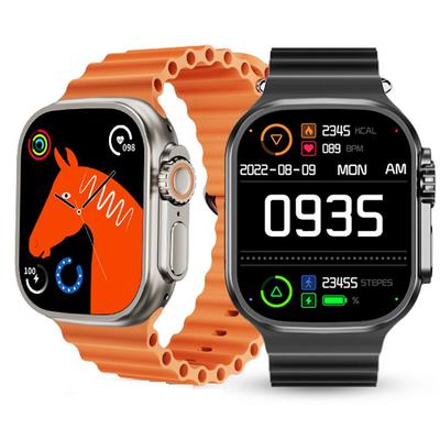 Smart Watch Ultra 8 Männer Frauen Kabelloses Aufladen Sport Smartwatch Bluetooth Anrufe Herzfrequenz Wasserdicht Für iOS Android Phone