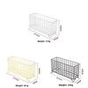 Iron Storage Basket Rectangular Organizer For Home Office And Makeup Accessories