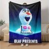 Custom 1pc Elsa's Frozen Adventure Blanket, Soft And Comfortable Blanket, Casual Warm, Camping Travel Blanket, Birthday Gift Q91072