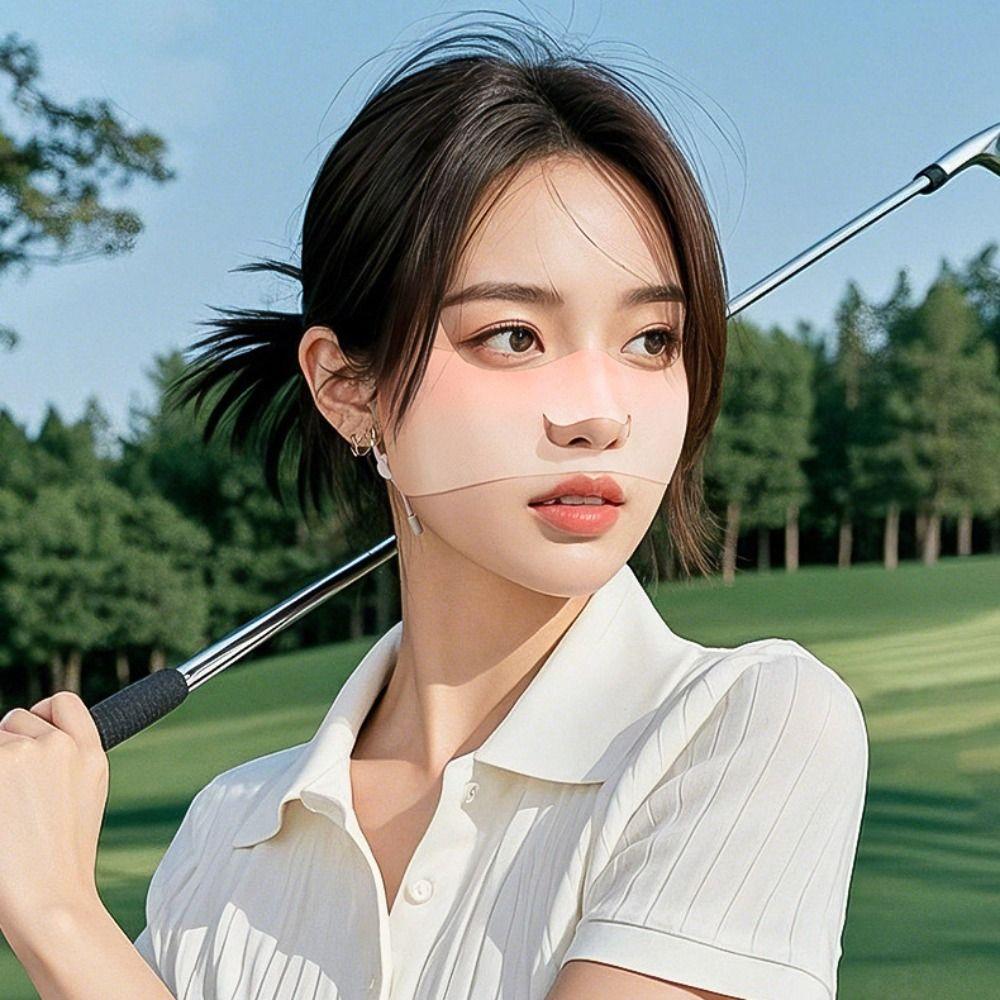 Thin Summer Face Cover Sunscreen Face Scarf Face Gini Mask Elastic Ice Silk Sunscreen Mask  Sports