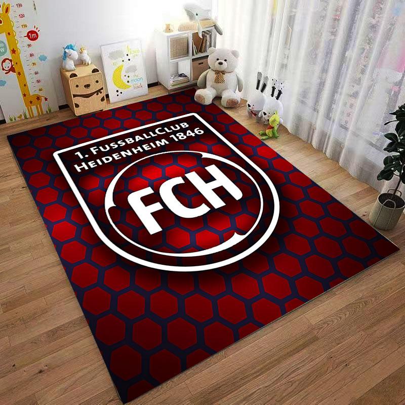 FCH Logo Rotes Sechseckmuster geeignet als rutschfeste Matte für das Wohnzimmer oder Schlafzimmer Sofa