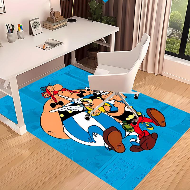 Asterix the Gaul Printed Absorbent Washable Carpet, Non-Slip Bathroom Mats, Kitchen Rugs, Yoga Mat,Living Room Entrance, Camping Picnic Rugs