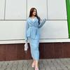 2025 Autumn V-Neck Tie-Up Knitted Bodycon Wool Dress for Women