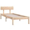 Solid Pine Wood Bed 90x200 Cm