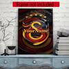 Galatasaray Personalized Name Round Diamond Painting Kit Diamond Embroidery Painting Rhinestones Mosaic Frameless Handwork Decoration Arts