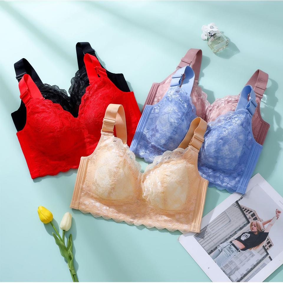 Wirefree Minimizer  Bras for Women  Thin Cup   Plus Size Lingerie Sexy Lace Bralette  Comfort Brassiere