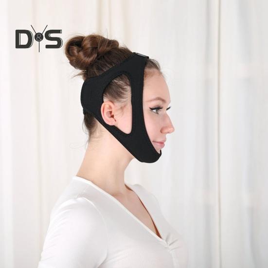 Anti-Schnarch-Kinnriemen, wirksamer Schnarchstopper, Kieferriemen, verstellbarer Schlafkinnriemen für Männer und Frauen, um den Mund geschlossen zu halten