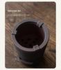 Guanlan Coarse Pottery Dual-use Charcoal Stove & Side-handle Teapot for Outdoor Tea Brewing