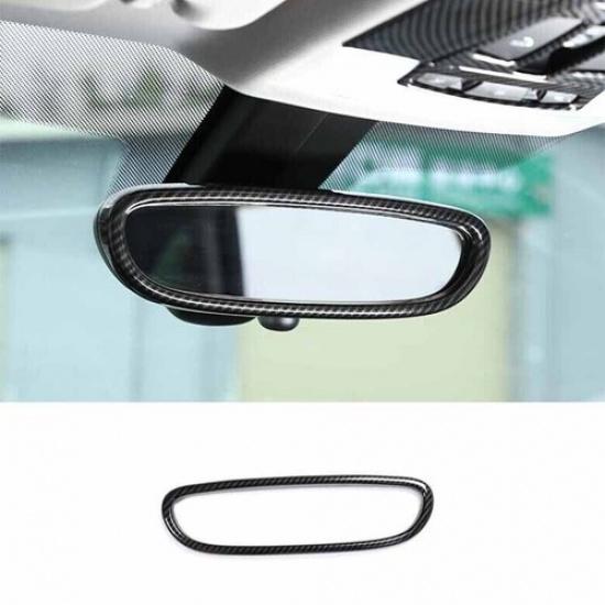 Carbon Fiber Middle Console Rearview For BMW 2 Series Touring 15-19 Mirror Frame