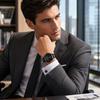 Men's Quartz Watch SKMEI Genuine Leather Calendar Business 1398