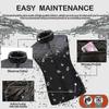 Heated Vest for Women, Electrically Heated Vest with Warming Function (9 Heating Zones)