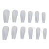 240pcs Artificial Ultra Thin Nail Tips Transparent False Nail Extension Tips Clear Nail Tips