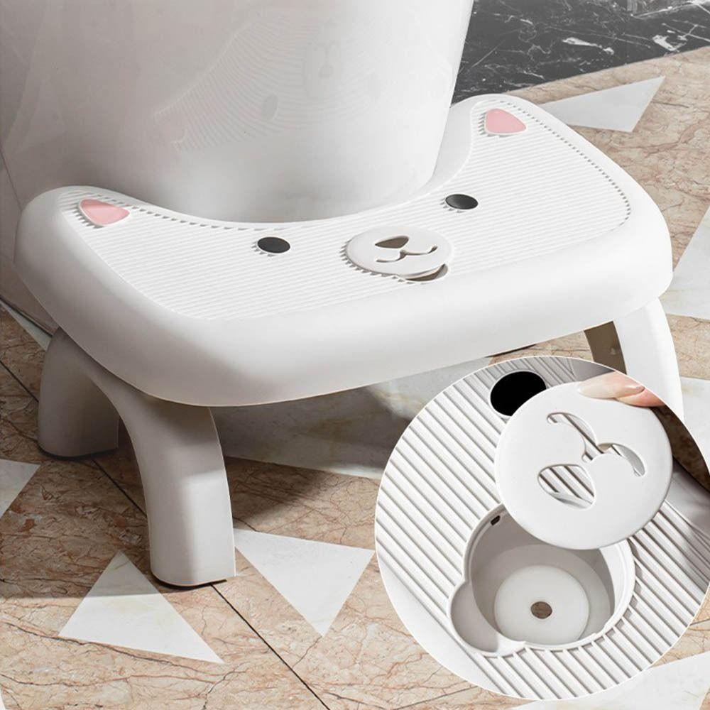 Foldable Bathroom Foot Stool Ergonomic Toilet Seat Universal Under Desk Footrest  Home