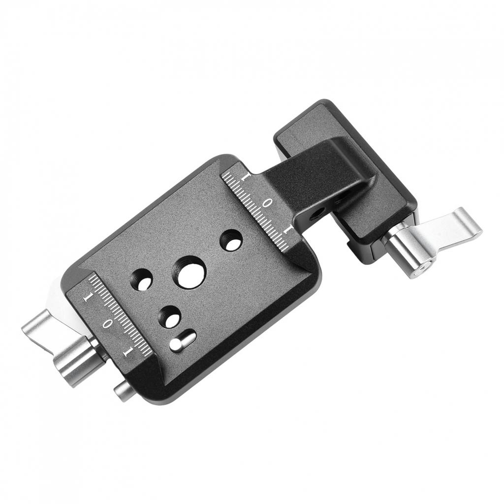 Rail Clamp Mounting Plate Cold Shoe 1/4 3/8l Adapter for DJI R-S 2 R-SC 2 R-S 3