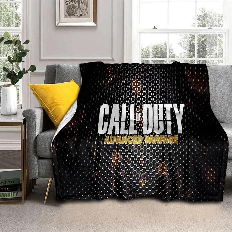 COD Game, 3D Call of Duty ,Gamer HD Blanket,Soft Throw Blanket for Home Bedroom Bed Sofa Picnic Travel Office Cover Blanket Kids
