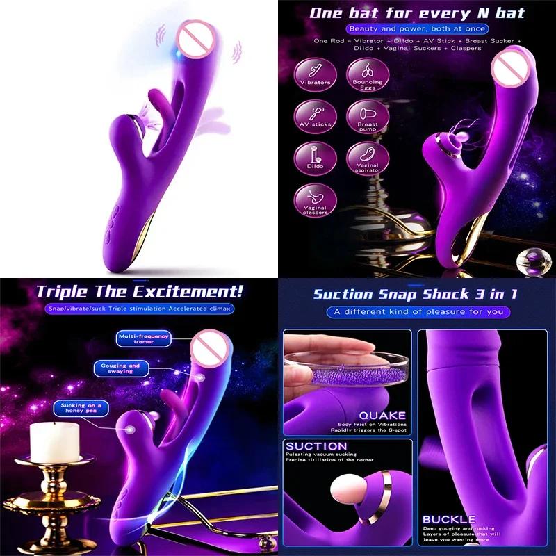 Rubber Anus Vibrator Woman Clitoris Sexual Desire Huge Horse Dildo Suction Vibe Vagina Sex Toy For Both Wireless Erotic Toys